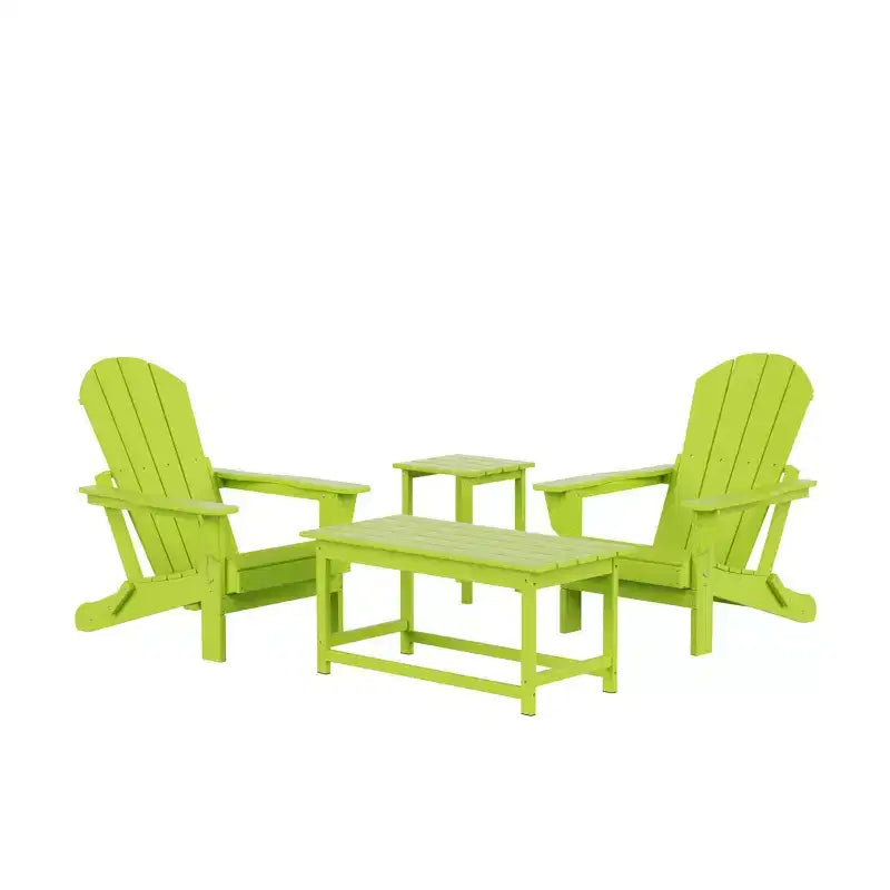 WestinTrends Set da Conversazione Adirondack da Esterno a 4 Pezzi