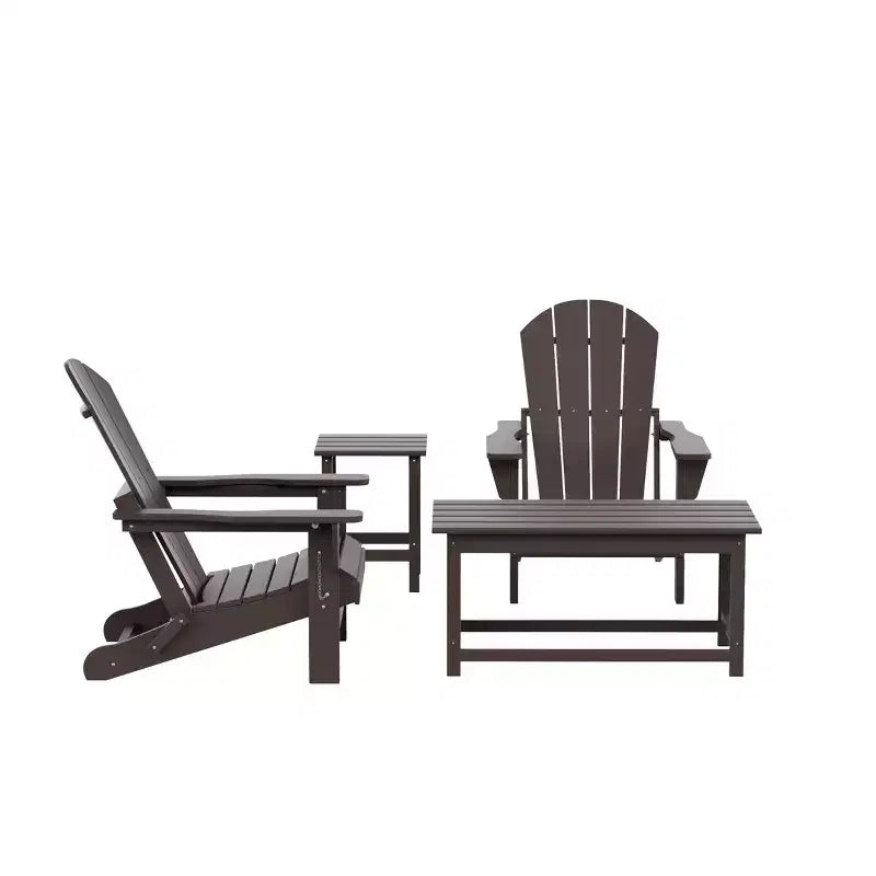 WestinTrends Set da Conversazione Adirondack da Esterno a 4 Pezzi
