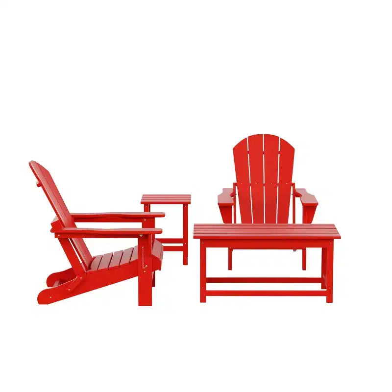 WestinTrends Set da Conversazione Adirondack da Esterno a 4 Pezzi