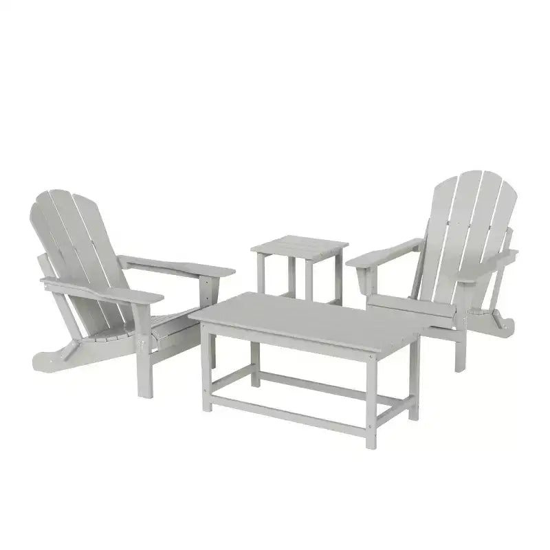 WestinTrends Set da Conversazione Adirondack da Esterno a 4 Pezzi