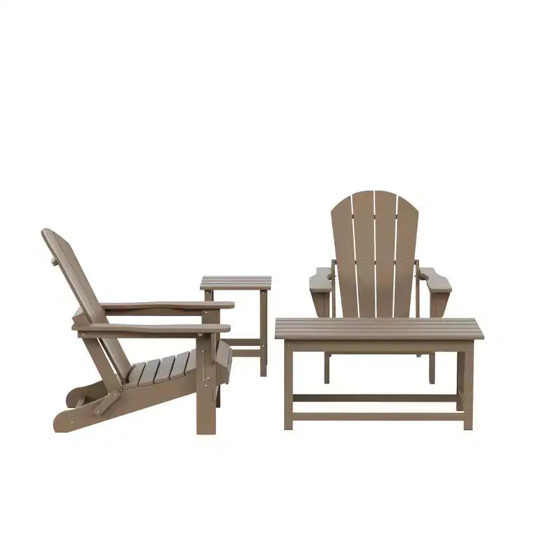 WestinTrends Set da Conversazione Adirondack da Esterno a 4 Pezzi