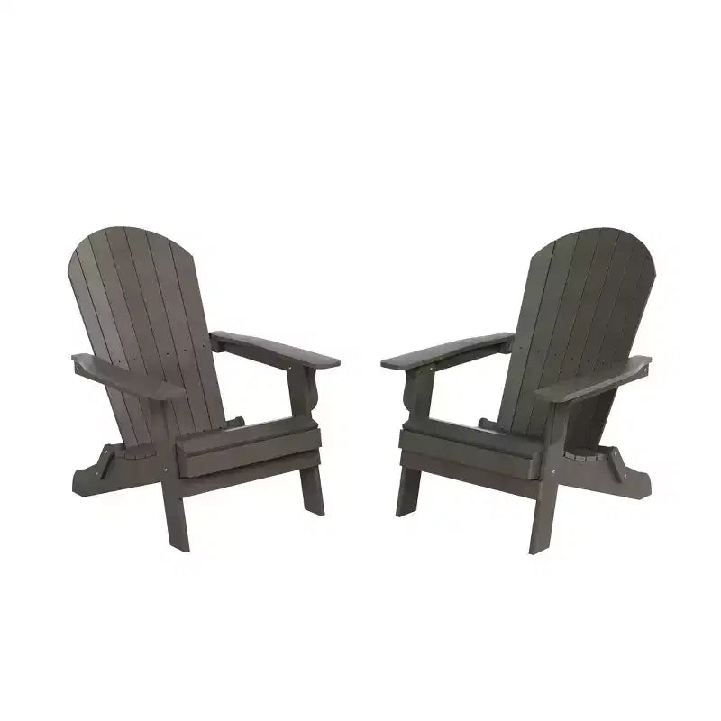 WestinTrends Sdraio Adirondack pieghevole per esterni in HIPS Tuscany (set da 2)