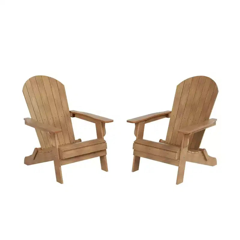 WestinTrends Sdraio Adirondack pieghevole per esterni in HIPS Tuscany (set da 2)