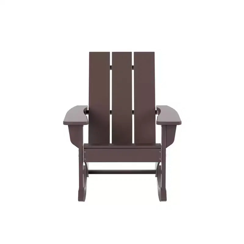 WestinTrends Sedia a dondolo moderna Adirondack da esterno (Set di 4)