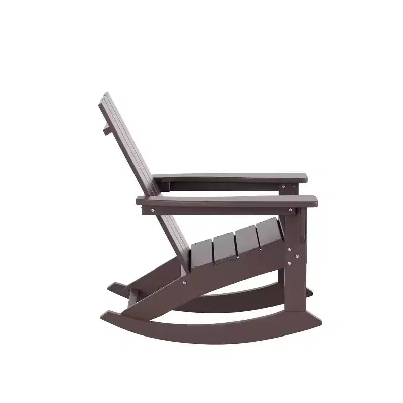 WestinTrends Sedia a dondolo moderna Adirondack da esterno (Set di 4)