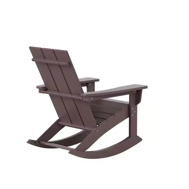 WestinTrends Sedia a dondolo moderna Adirondack da esterno (Set di 4)