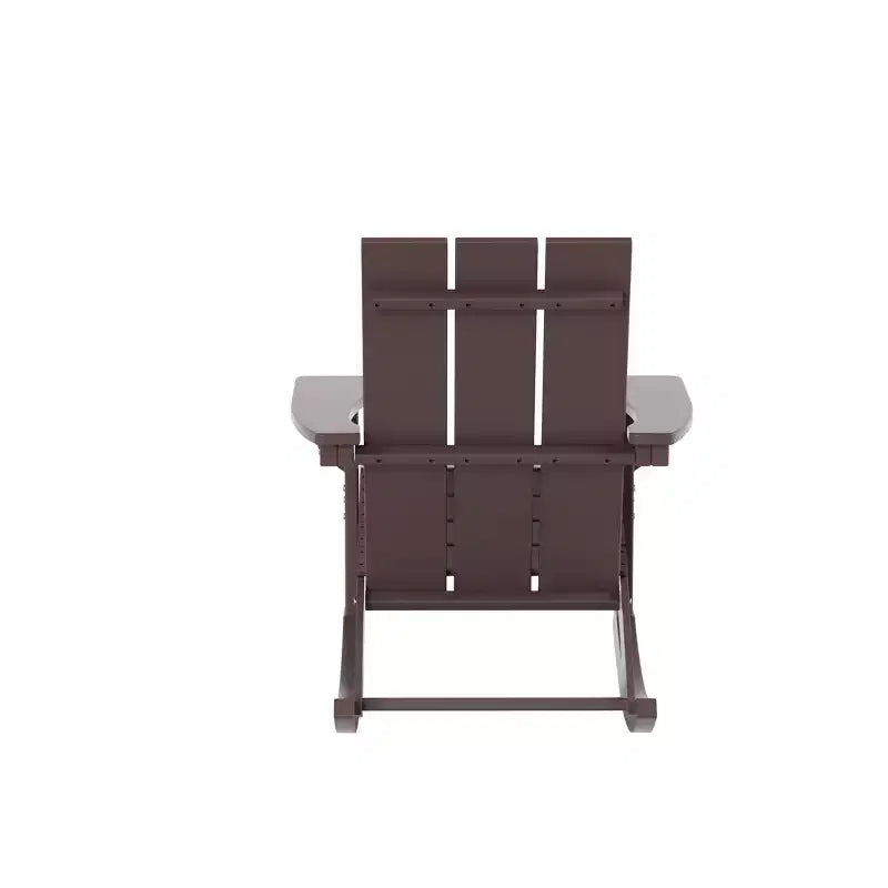 WestinTrends Sedia a dondolo moderna Adirondack da esterno (Set di 4)