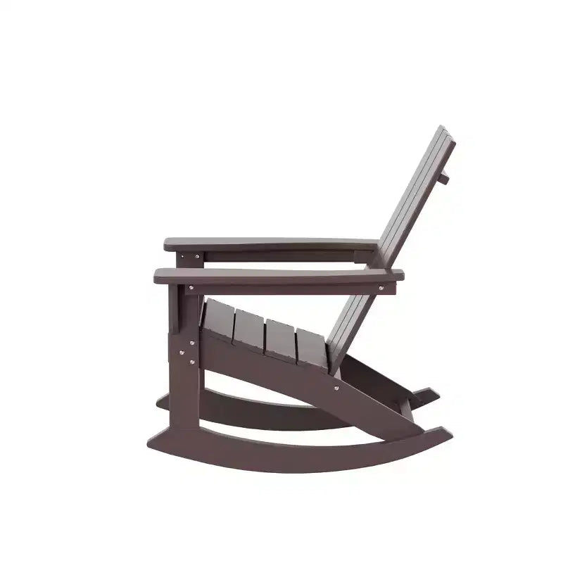 WestinTrends Sedia a dondolo moderna Adirondack da esterno (Set di 4)
