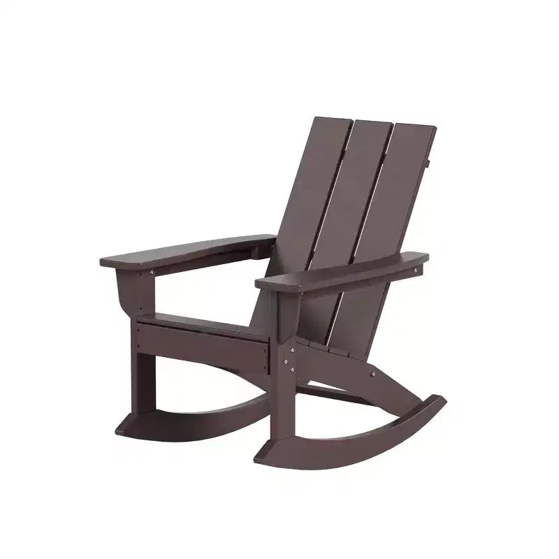 WestinTrends Sedia a dondolo moderna Adirondack da esterno (Set di 4)