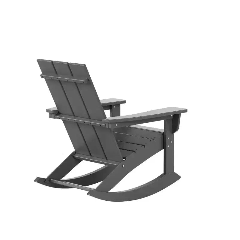 WestinTrends Sedia a dondolo moderna Adirondack da esterno (Set di 4)