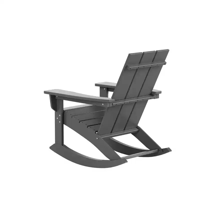 WestinTrends Sedia a dondolo moderna Adirondack da esterno (Set di 4)
