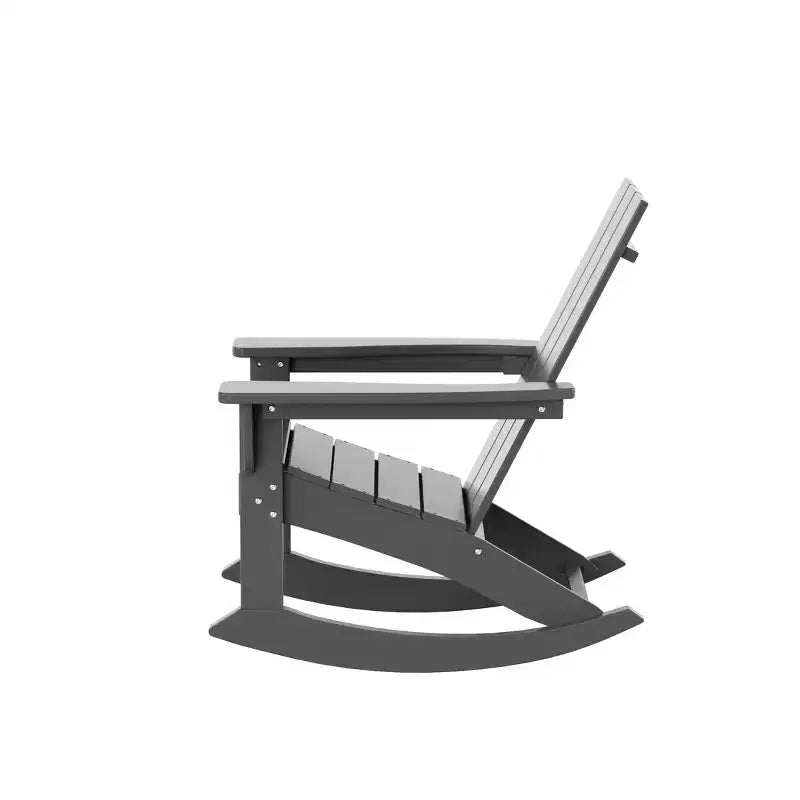 WestinTrends Sedia a dondolo moderna Adirondack da esterno (Set di 4)