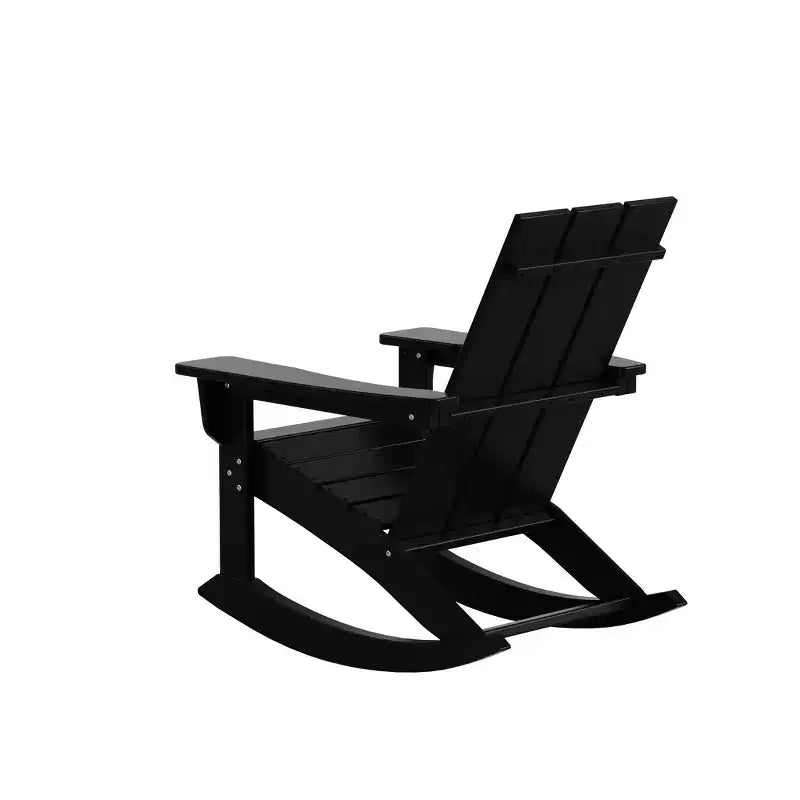 WestinTrends Sedia a dondolo moderna Adirondack da esterno (Set di 4)