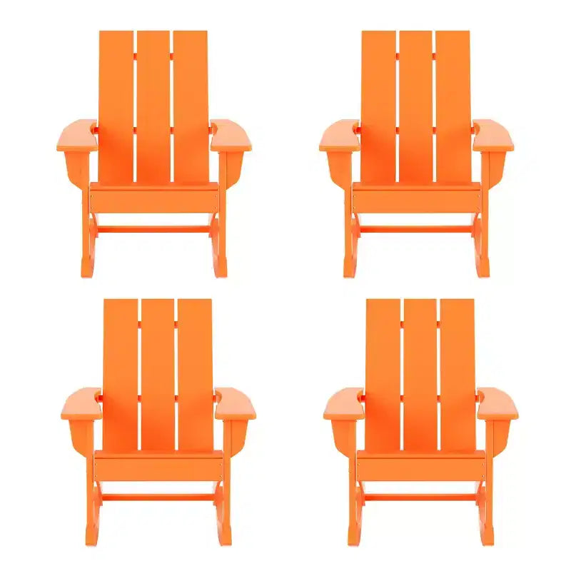 WestinTrends Sedia a dondolo moderna Adirondack da esterno (Set di 4)