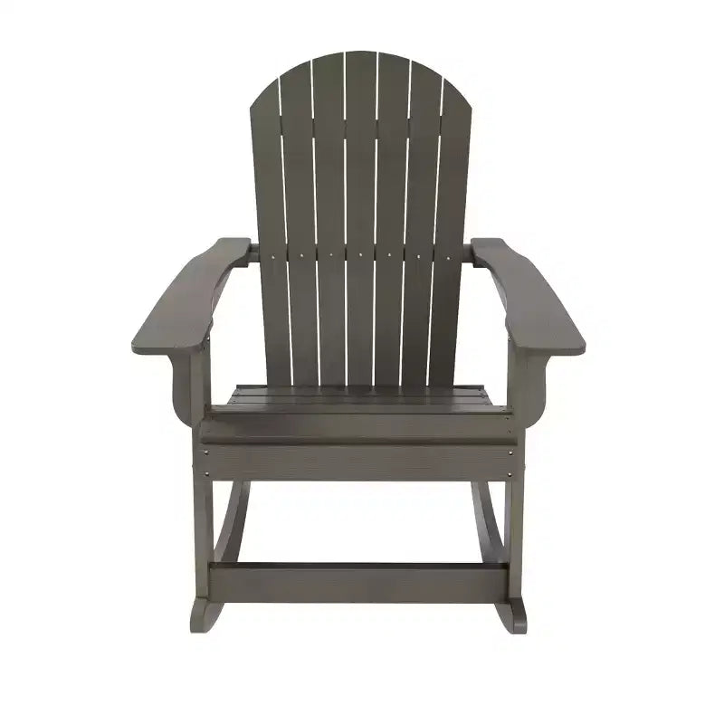 WestinTrends Set 2 pezzi Sedia a dondolo Adirondack da esterno con tavolino laterale