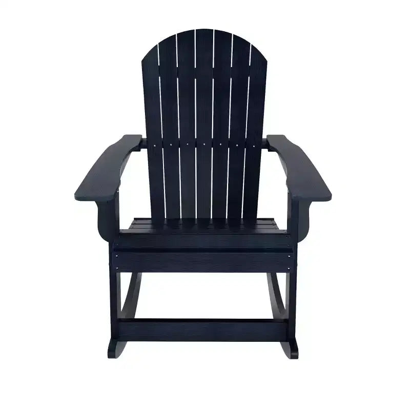 WestinTrends Set 2 pezzi Sedia a dondolo Adirondack da esterno con tavolino laterale