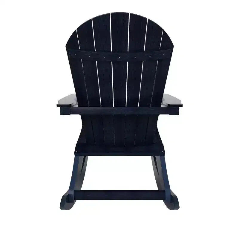 WestinTrends Set 2 pezzi Sedia a dondolo Adirondack da esterno con tavolino laterale