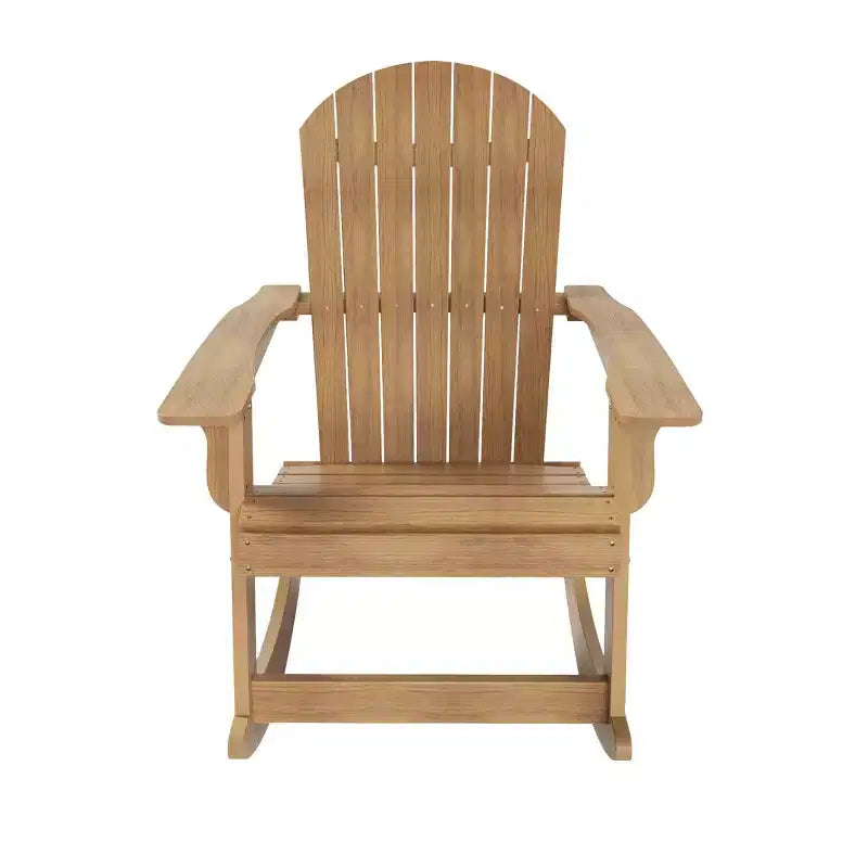 WestinTrends Set 2 pezzi Sedia a dondolo Adirondack da esterno con tavolino laterale