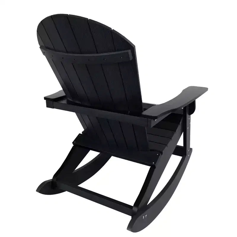 WestinTrends Set 2 pezzi Sedia a dondolo Adirondack da esterno con tavolino laterale