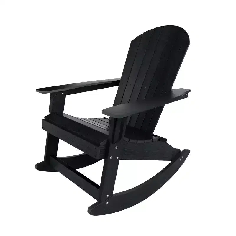 WestinTrends Set 2 pezzi Sedia a dondolo Adirondack da esterno con tavolino laterale