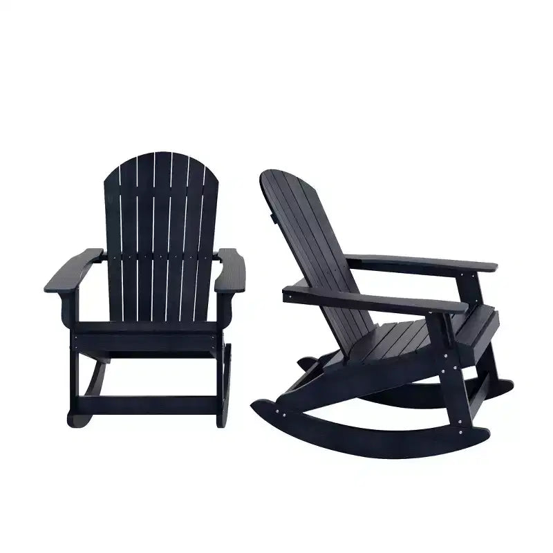 WestinTrends Ensemble de 2 chaises berçantes Adirondack d'extérieur toutes saisons
