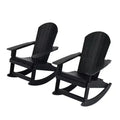 WestinTrends Ensemble de 2 chaises berçantes Adirondack d'extérieur toutes saisons