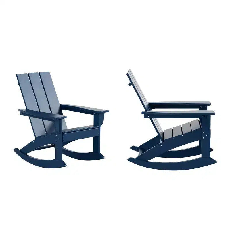 WestinTrends Sedia a dondolo moderna Adirondack da esterno (Set di 2)