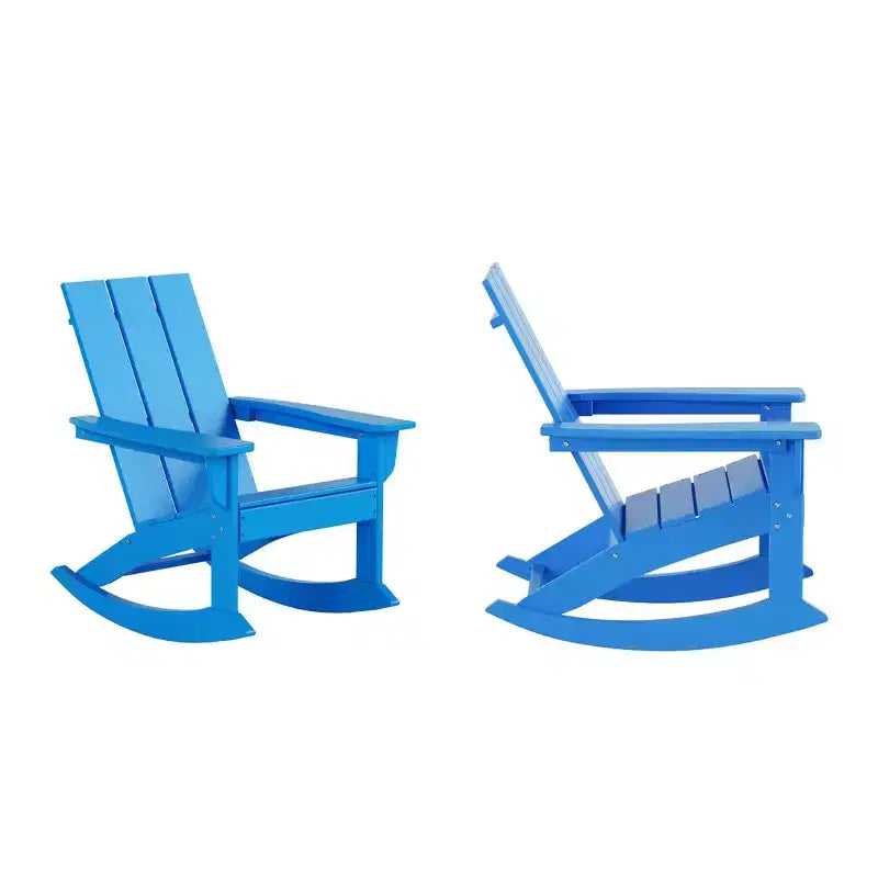 WestinTrends Sedia a dondolo moderna Adirondack da esterno (Set di 2)