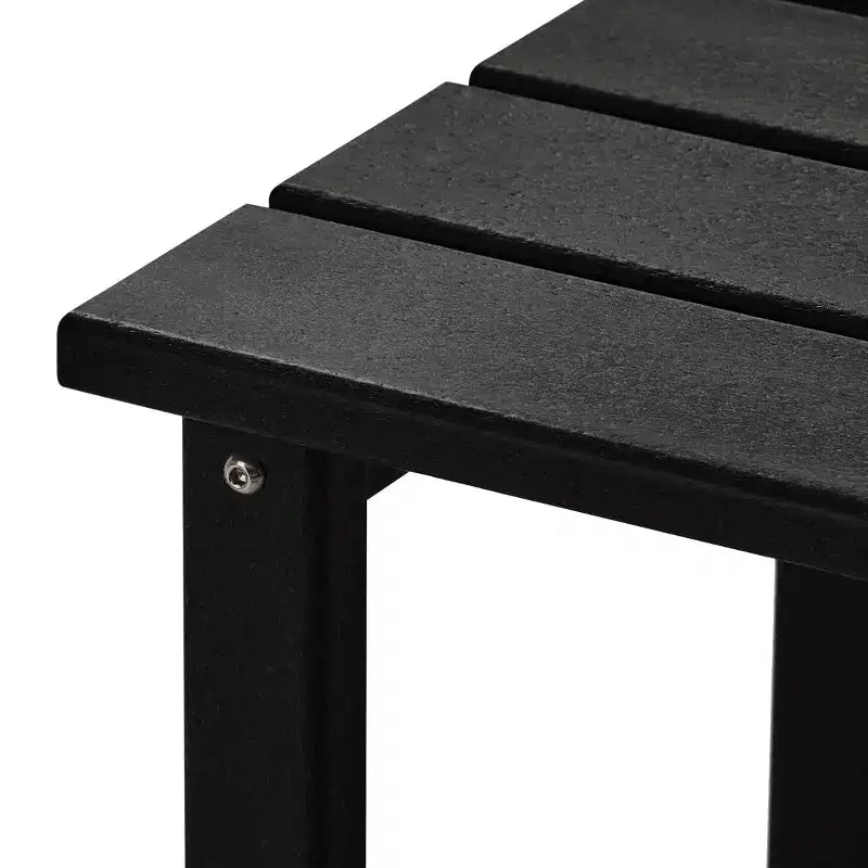 WestinTrends Set 2 Pezzi Sedia a Dondolo Adirondack da Esterno con Tavolino Laterale