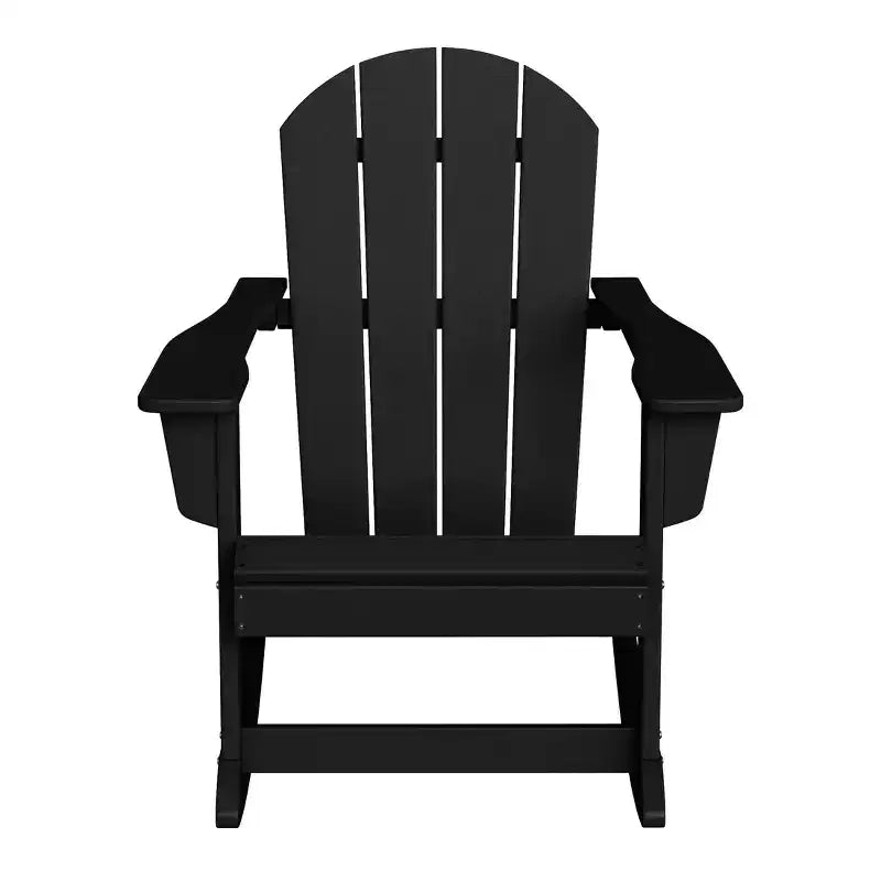 WestinTrends Set 2 Pezzi Sedia a Dondolo Adirondack da Esterno con Tavolino Laterale