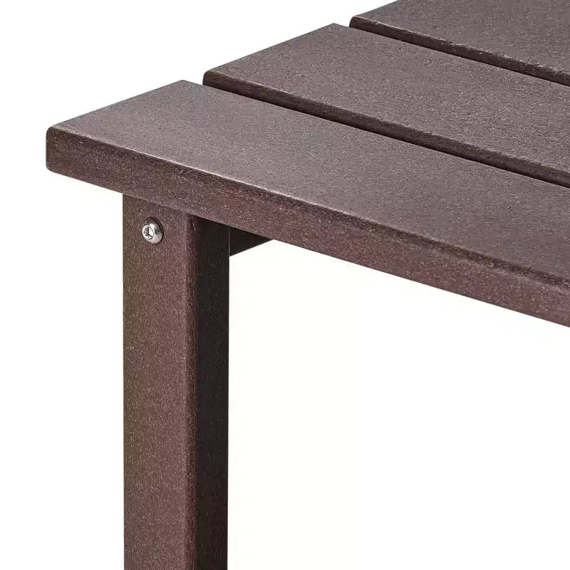 WestinTrends Set 2 Pezzi Sedia a Dondolo Adirondack da Esterno con Tavolino Laterale