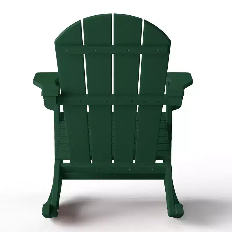 WestinTrends Set 2 Pezzi Sedia a Dondolo Adirondack da Esterno con Tavolino Laterale