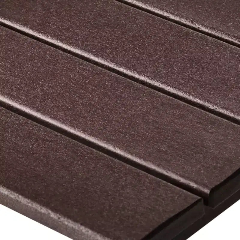 Ensemble de 3 pièces WestinTrends : 2 fauteuils à bascule Adirondack en polymère pour l'extérieur avec table d'appoint