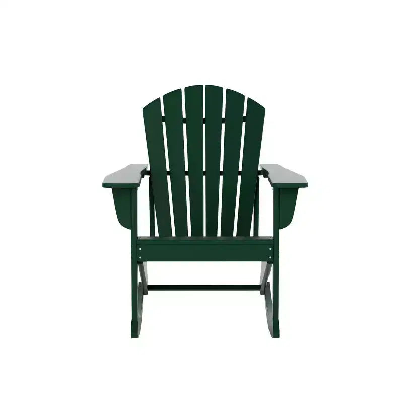 Sedia a dondolo Adirondack in polietilene da esterno WestinTrends