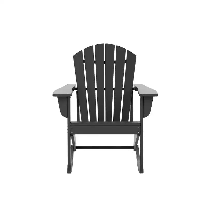 Sedia a dondolo Adirondack in polietilene da esterno WestinTrends