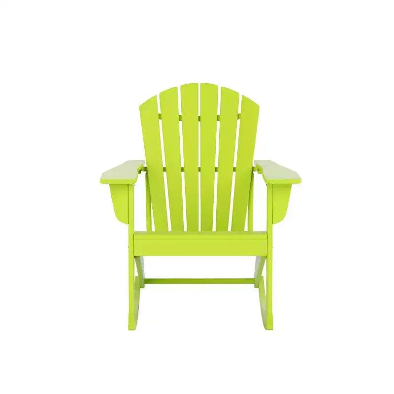 Sedia a dondolo Adirondack in polietilene da esterno WestinTrends