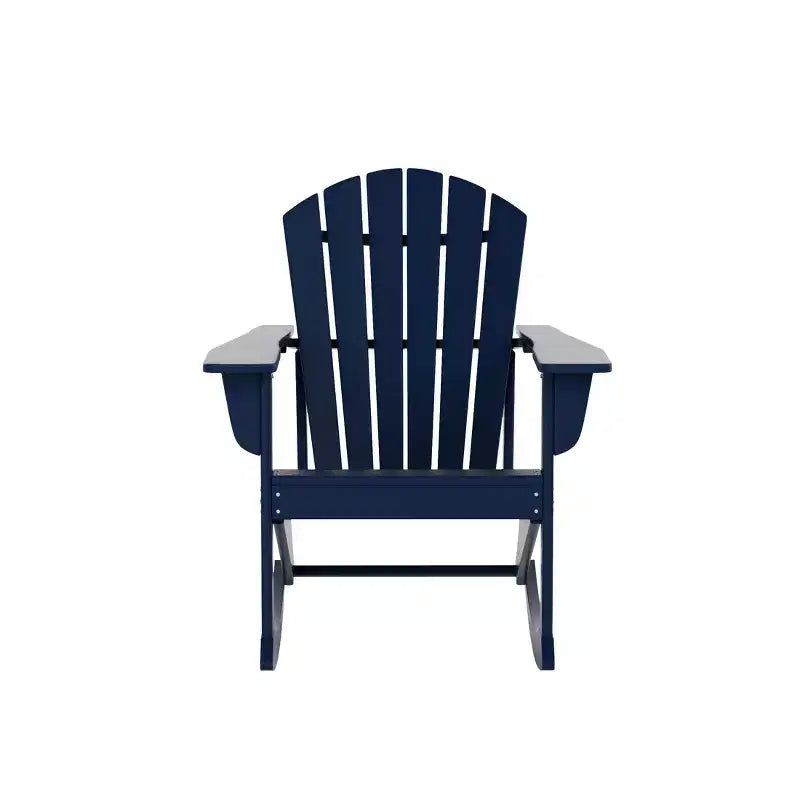 Sedia a dondolo Adirondack in polietilene da esterno WestinTrends