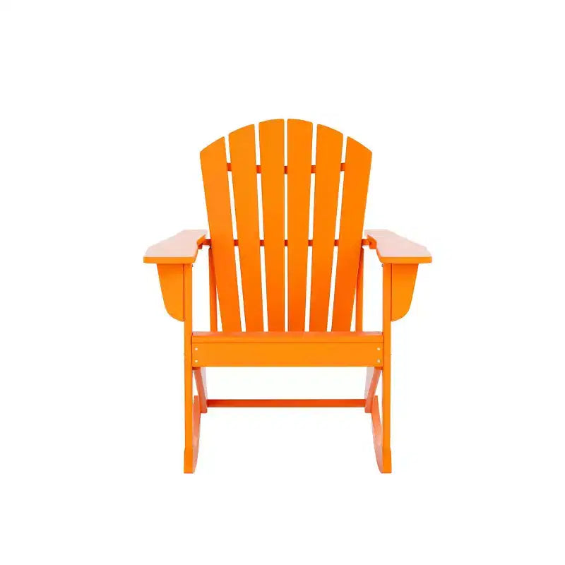 Sedia a dondolo Adirondack in polietilene da esterno WestinTrends