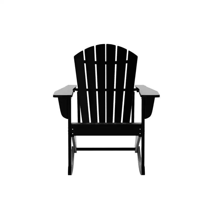 Sedia a dondolo Adirondack in polietilene da esterno WestinTrends