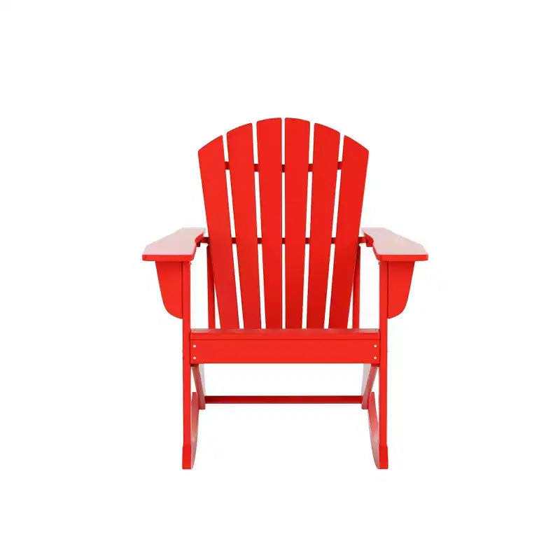 Sedia a dondolo Adirondack in polietilene da esterno WestinTrends