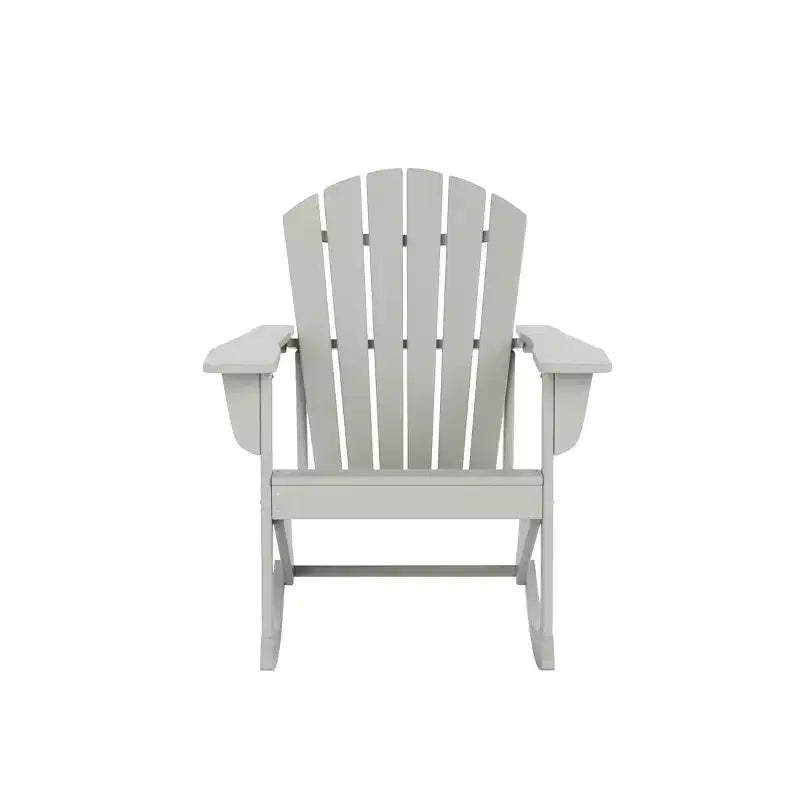 Sedia a dondolo Adirondack in polietilene da esterno WestinTrends