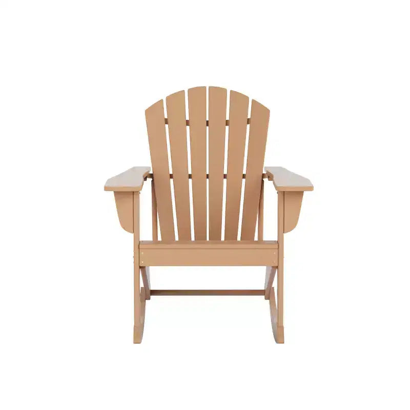 Sedia a dondolo Adirondack in polietilene da esterno WestinTrends