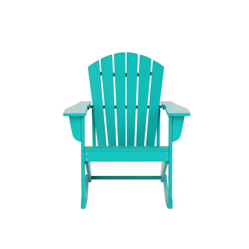 Sedia a dondolo Adirondack in polietilene da esterno WestinTrends