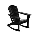 Sedia a dondolo Adirondack in polietilene da esterno WestinTrends
