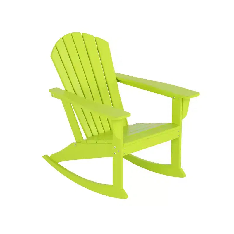 Sedia a dondolo Adirondack in polietilene da esterno WestinTrends