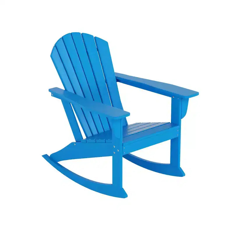 Sedia a dondolo Adirondack in polietilene da esterno WestinTrends