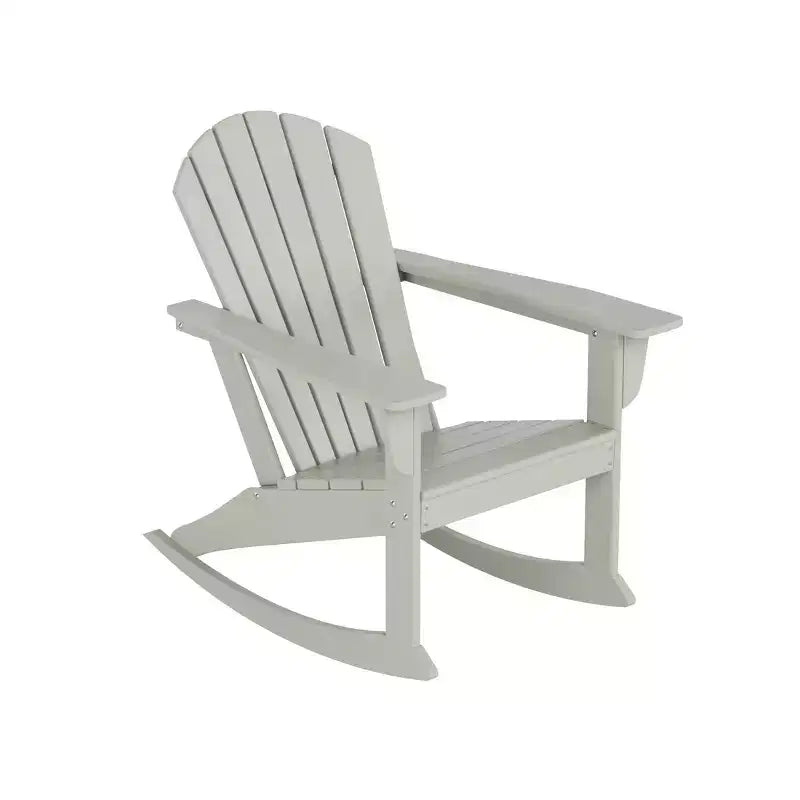 Sedia a dondolo Adirondack in polietilene da esterno WestinTrends