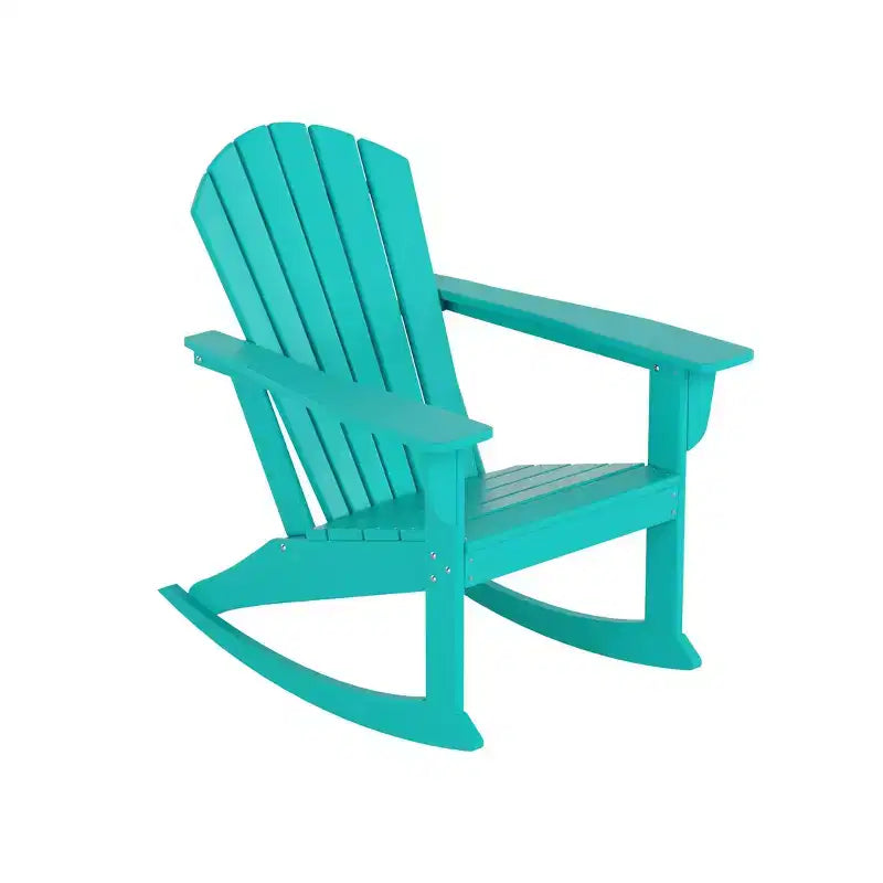 Sedia a dondolo Adirondack in polietilene da esterno WestinTrends
