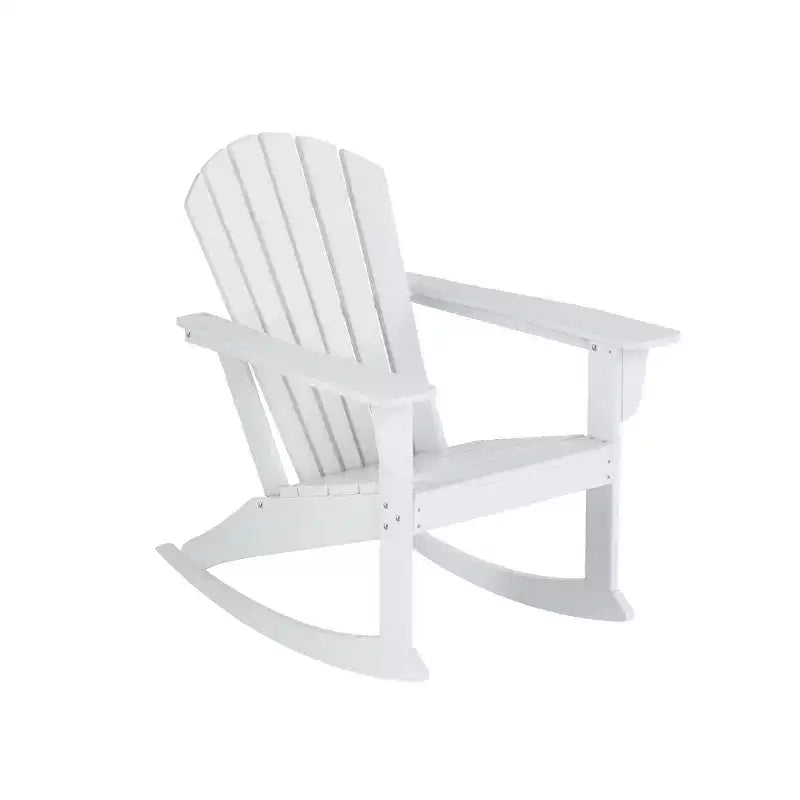 Sedia a dondolo Adirondack in polietilene da esterno WestinTrends