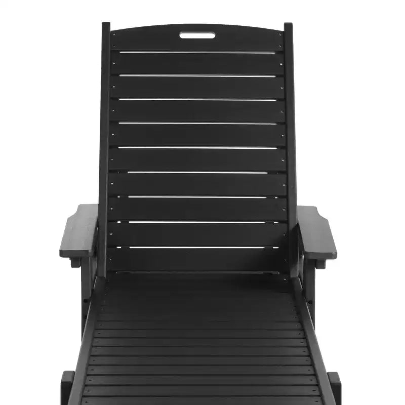WestinTrends Chaise longue d'extérieur Adirondack pour patio, jardin, piscine (lot de 2)